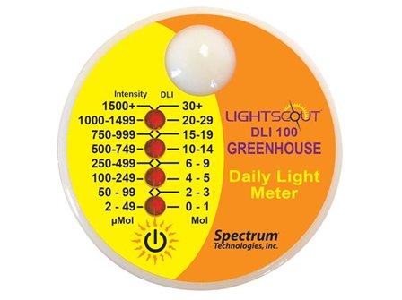 LightScout DLI 100 Meter display