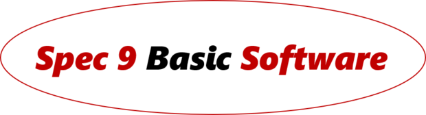 Spec 9 Basic Software