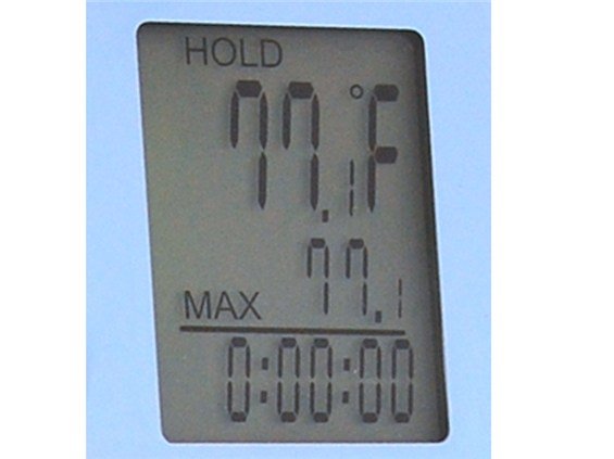 Infarood Temperatuurmeter met Externe Sonde
